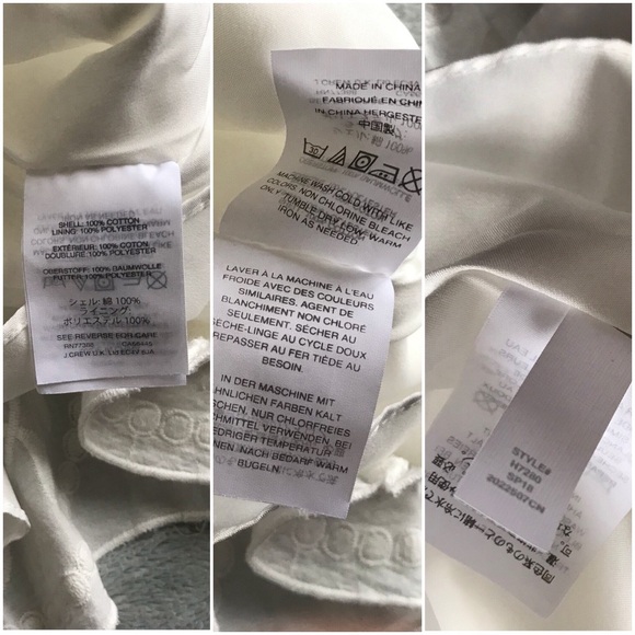 NWT Madewell Embroidered Apron Ruffle Dress White Sz 6 - Picture 6 of 8